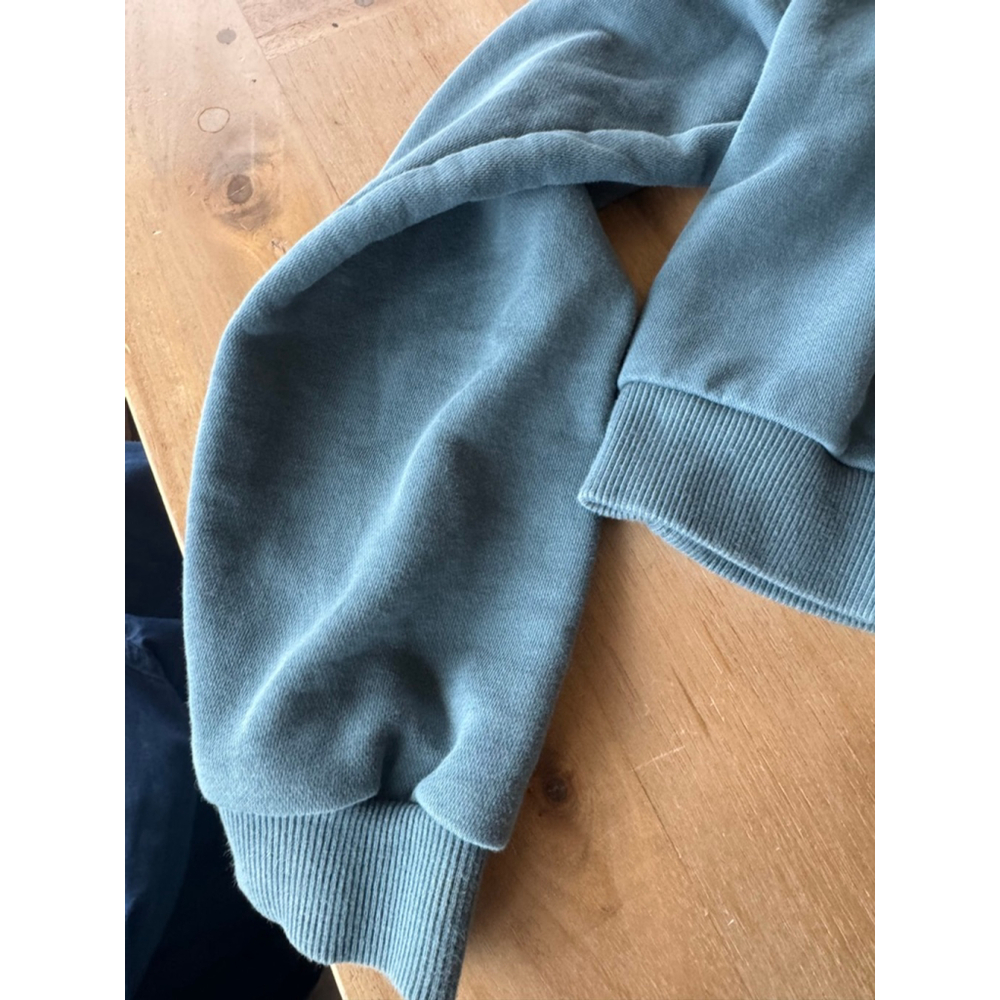 Nike Teal Floral Logo Cropped Hoodie Kid's XS - Picture 5 of 8